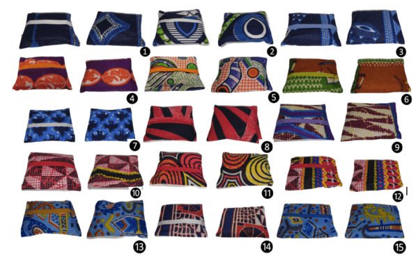 Wax - Tissu Pagne - Micro pochettes